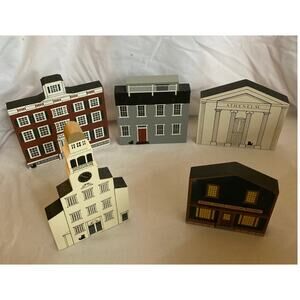 The Cat’s Meow 1987 Nantucket Series Lot of 5 Buildings